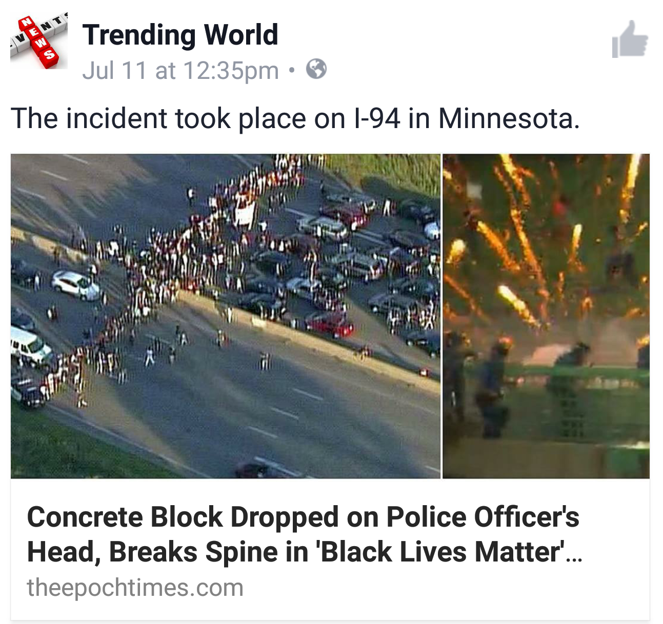 Violent protests are what the bias media likes to etch into our brains.