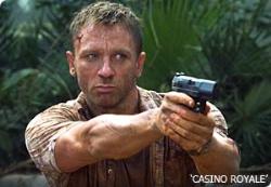 James Bond in Casino Royale - The first movee byu the new James Bond.