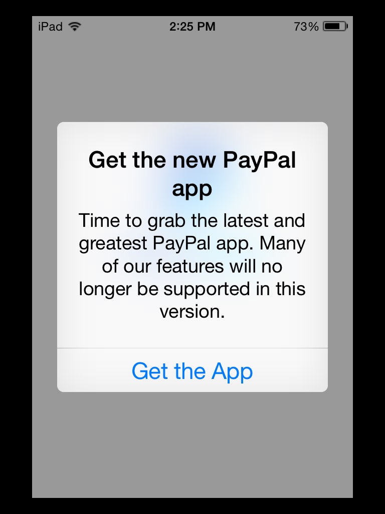 Image is a screenshot of Paypal App Image is a screenshot of Paypal App