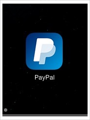 Screen shot of PayPal App