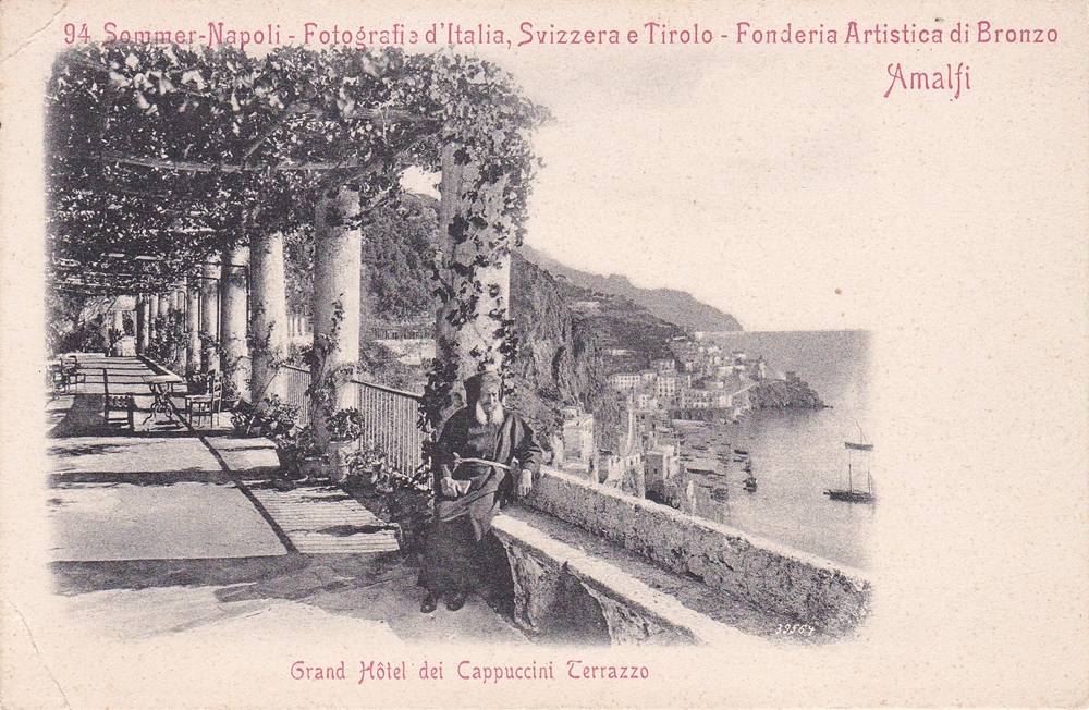 Amalfi - from the Grand Hotel dei Cappuccini Terrazzo Amalfi - from the Grand Hotel dei Cappuccini Terrazzo
