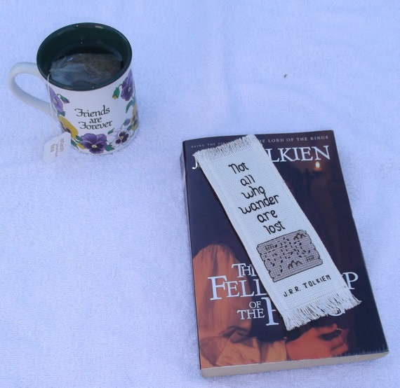 Photo I took of a bookmark for my Etsy shop that sold tonight
