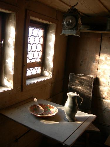 sunlight in a small room - Visiting the Wartburg Germany. I like this picture because it reminds me of those old paintings where the light comes through the window.