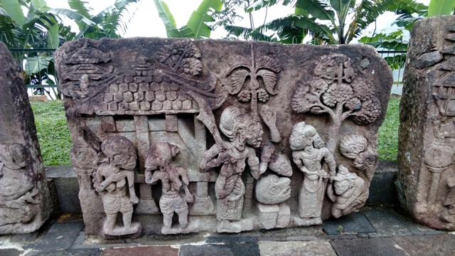 temple. relief, story