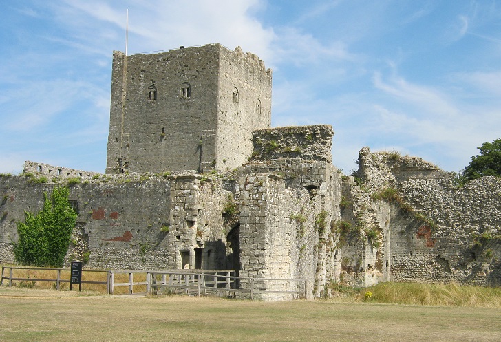 Portchester Castle.  My other two family members are there at the moment, but I was too lazy!