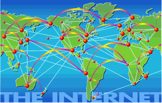Internet!!! - A worldwide system of interconnected computer networks. The origins of the Internet can be traced to the creation of ARPANET (Advanced Research Projects Agency Network) as a network of computers under the auspices of the U.S. Department of Defense in 1969. Today, the Internet connects millions of computers around the world in a nonhierarchical manner unprecedented in the history of communications. The Internet is a product of the convergence of media, computers, and telecommunications. It is not merely a technological development but the product of social and political processes, involving both the academic world and the government (the Department of Defense). From its origins in a nonindustrial, noncorporate environment and in a purely scientific culture, it has quickly diffused into the world of commerce.  The Internet is a combination of several media technologies and an electronic version of newspapers, magazines, books, catalogs, bulletin boards, and much more. This versatility gives the Internet its power.