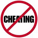 no cheating - pic of no cheating sign