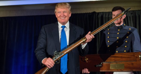 Photo of Trump posted on Twitter by the Huffington Post Photo of Trump posted on Twitter by the Huffington Post
