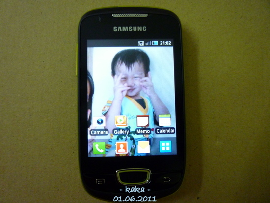 My husband's first smartphone My husband's first smartphone