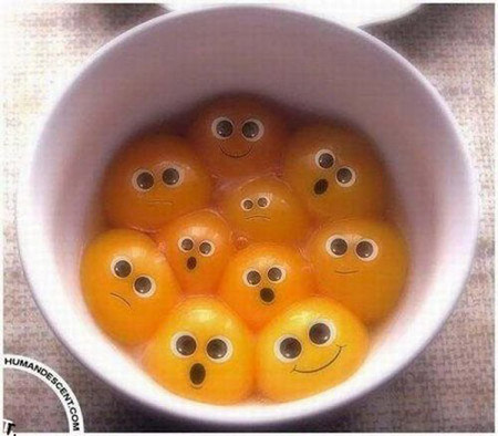 cute egg yolks