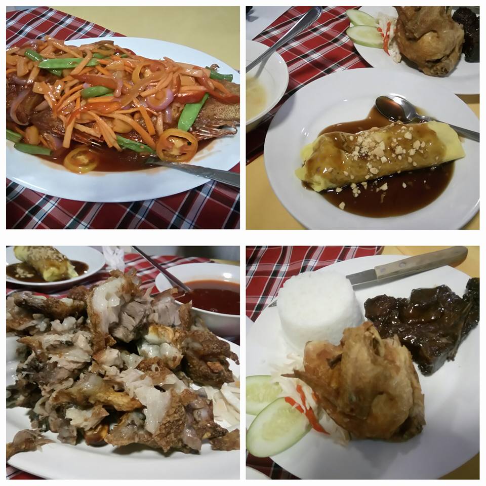 Some of the foods served during the dinner treat of 2 batchmates from the US. 