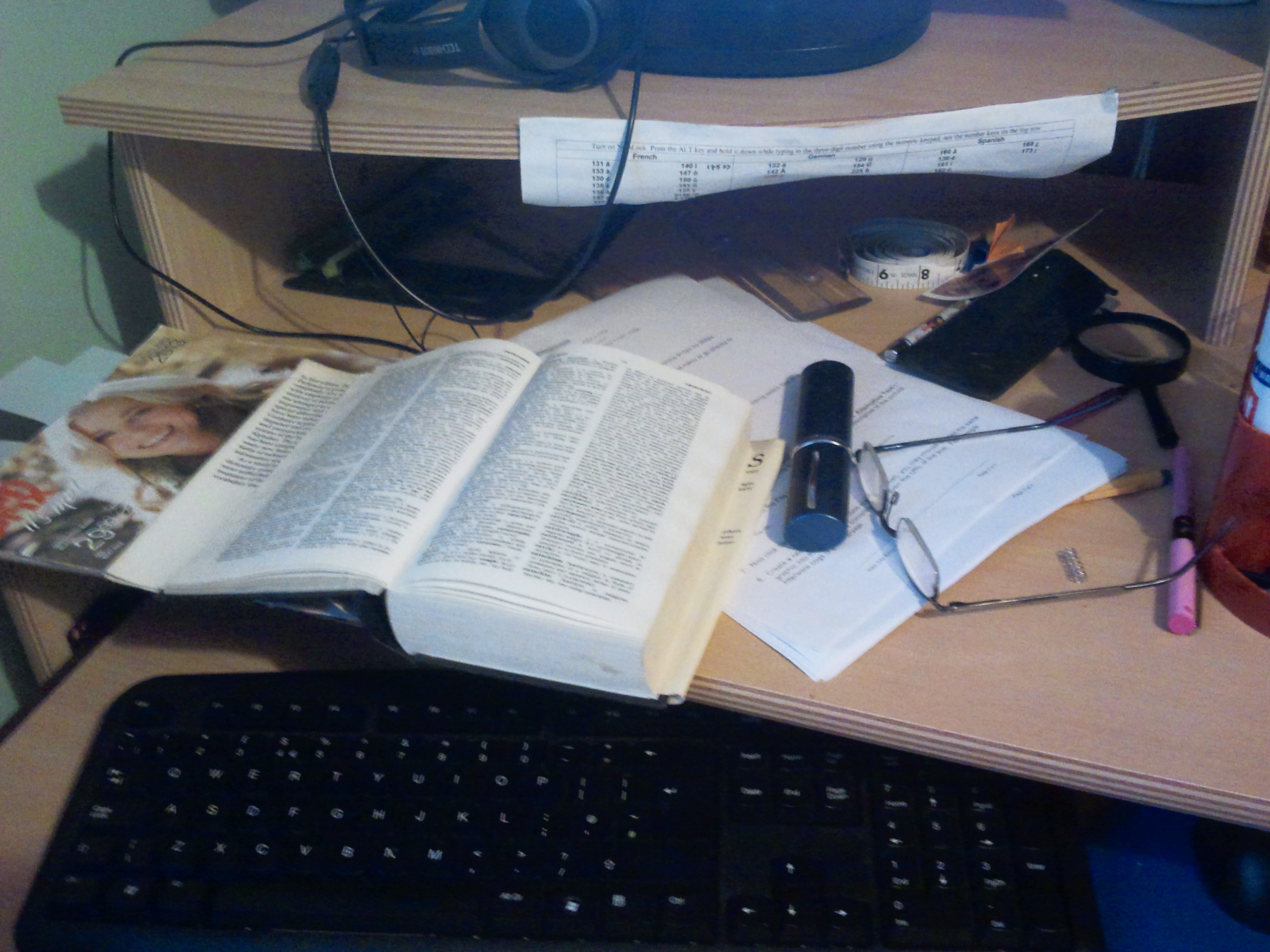 My Desk: a Demonstration of Entropy, and Why Rik Won&#039;t Share a Study.