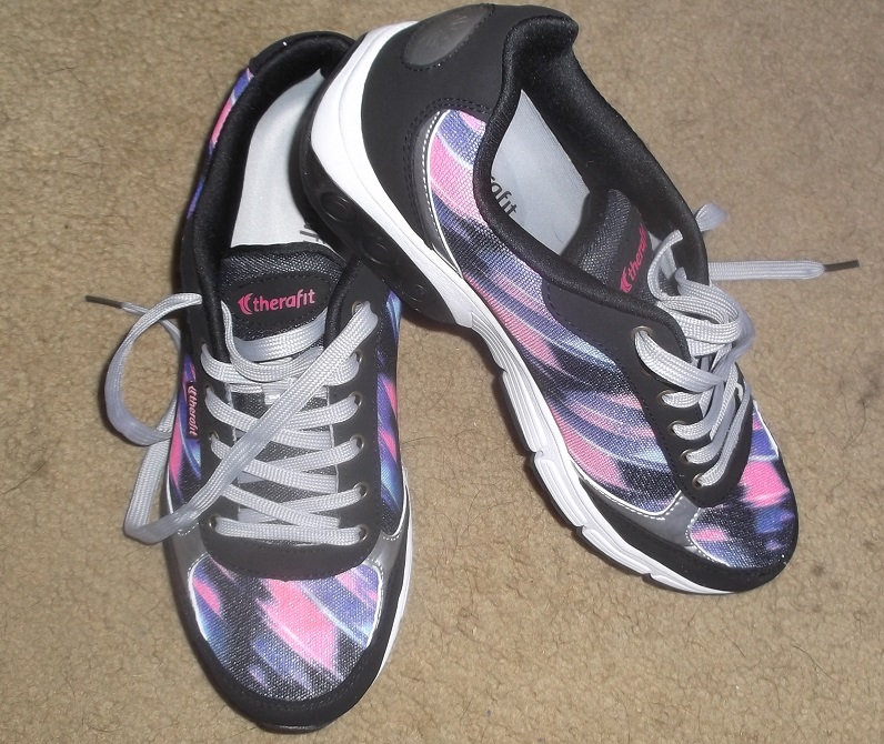 Photo I took of my new TheraFit Shoes
