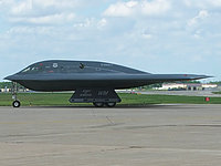 technology... - the stealth is well pronounced by this beast.....the B-2 bomber....was used in iraq war by us airforce