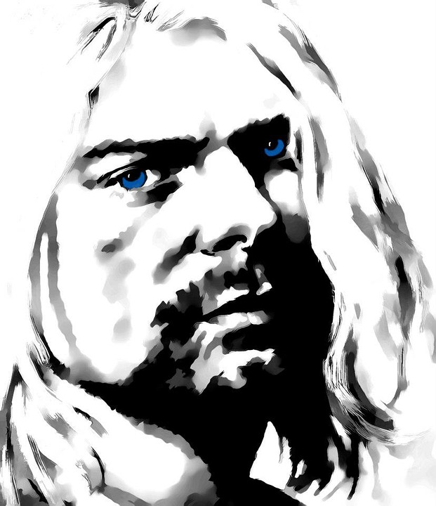 Kurt Cobain painting Kurt Cobain painting