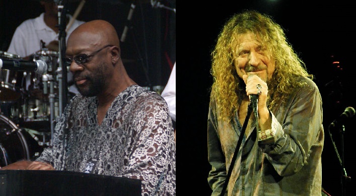 Isaac Hayes and Robert Plant Isaac Hayes and Robert Plant