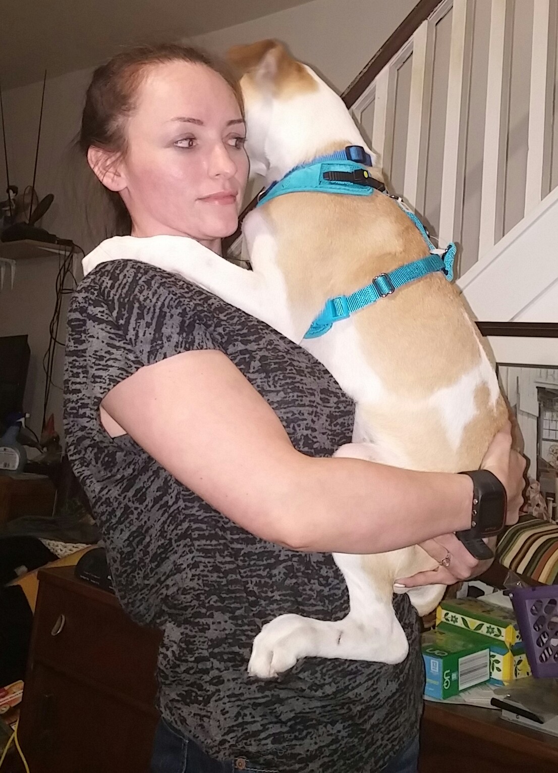 My daughter and Tucker