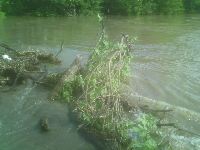 May, a full river after the storms