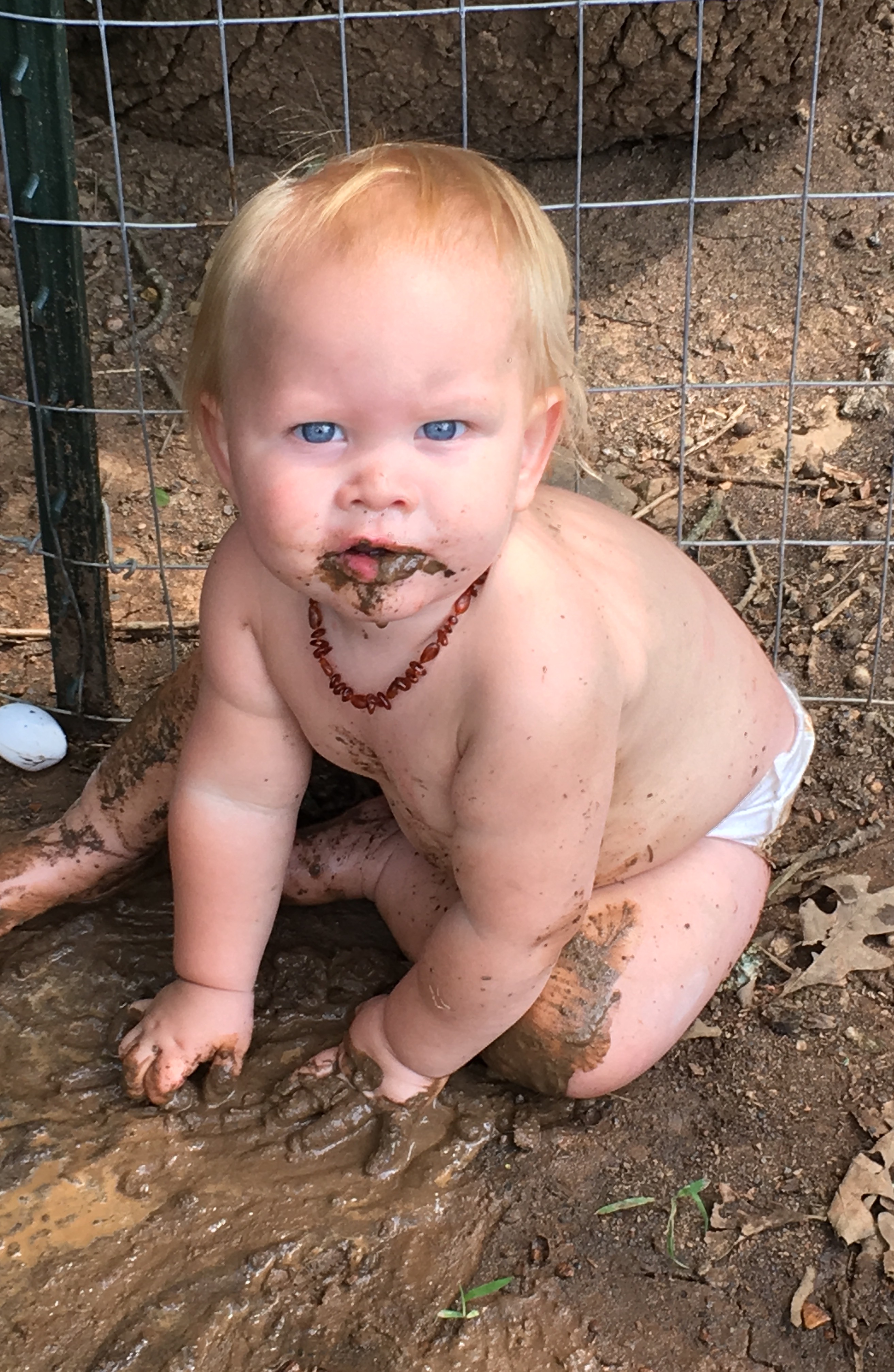 Muddy baby