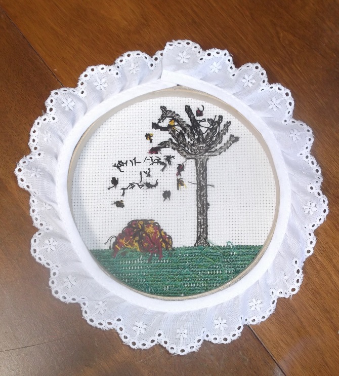My latest cross stitch project, nearly finished. My latest cross stitch project, nearly finished.