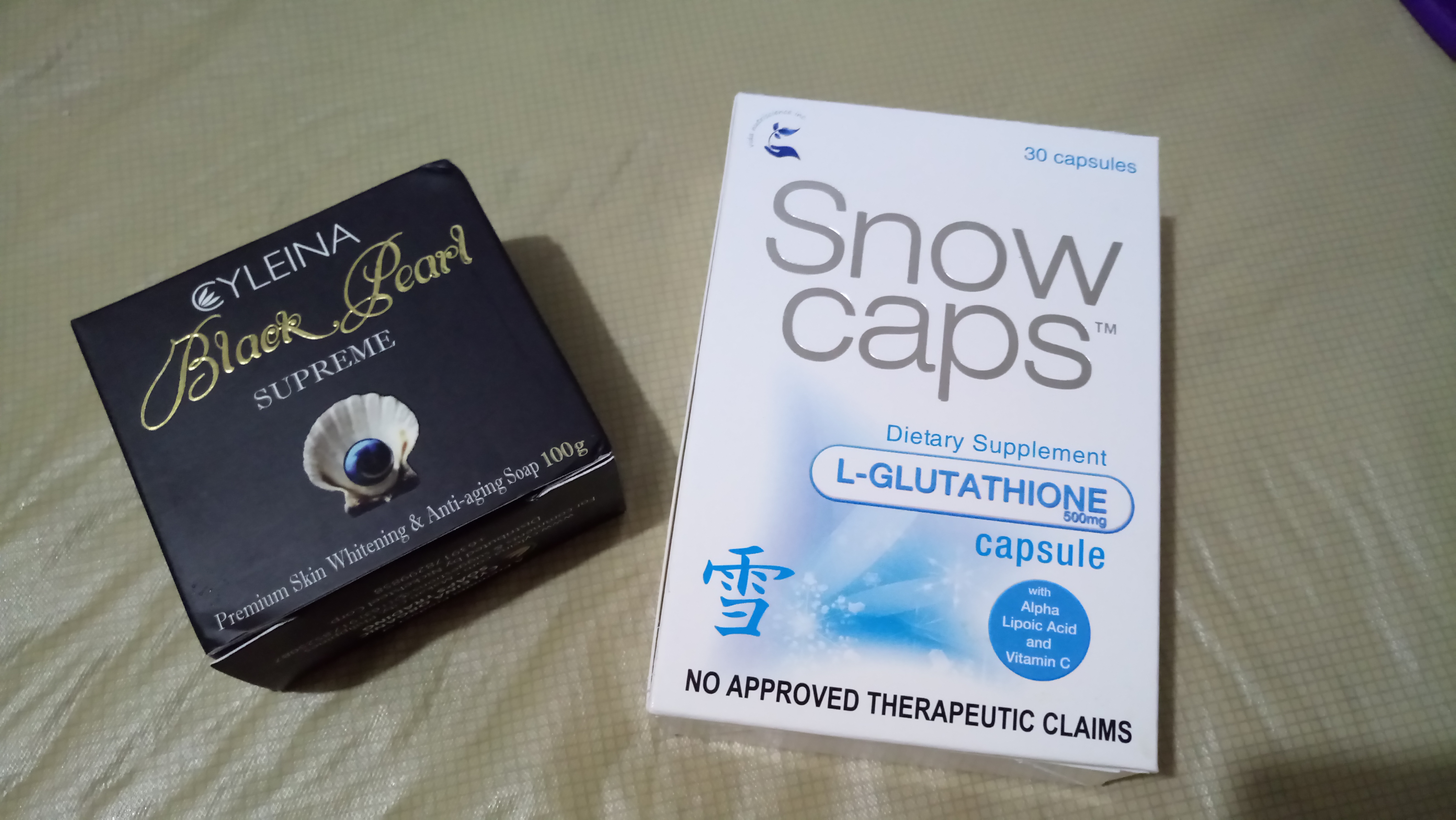 Glutathione and pearl soap Glutathione and pearl soap