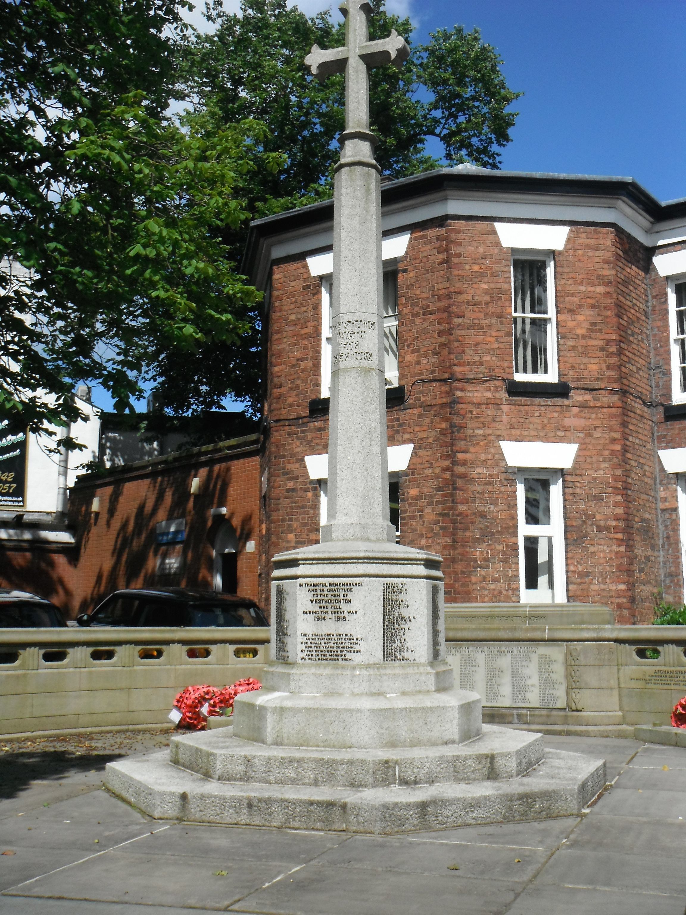 Photo taken by me – War memorial – Westhoughton, Greater Manchester Photo taken by me – War memorial – Westhoughton, Greater Manchester