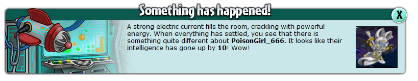 The banner that appears when you get a "Something Has Happened" message The banner that appears when you get a "Something Has Happened" message