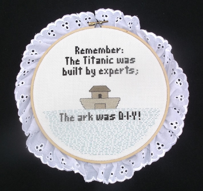 Photo of a counted cross stitch I put up on ArtYah today