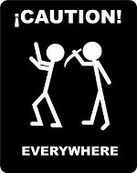 Backstabber, caution, knife, office, people Backstabber, caution, knife, office, people