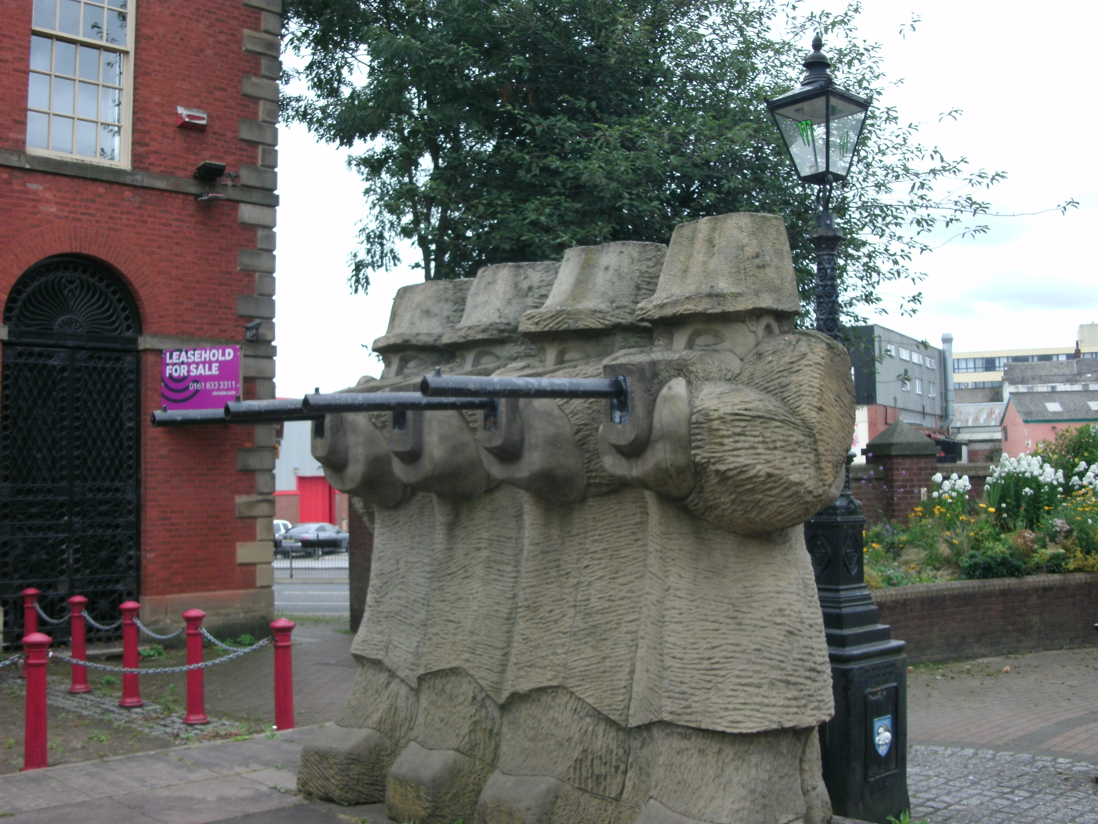 Photo taken by me – Preston soldiers firing on peaceful strikers outside the town’s Corn Exchange Photo taken by me – Preston soldiers firing on peaceful strikers outside the town’s Corn Exchange