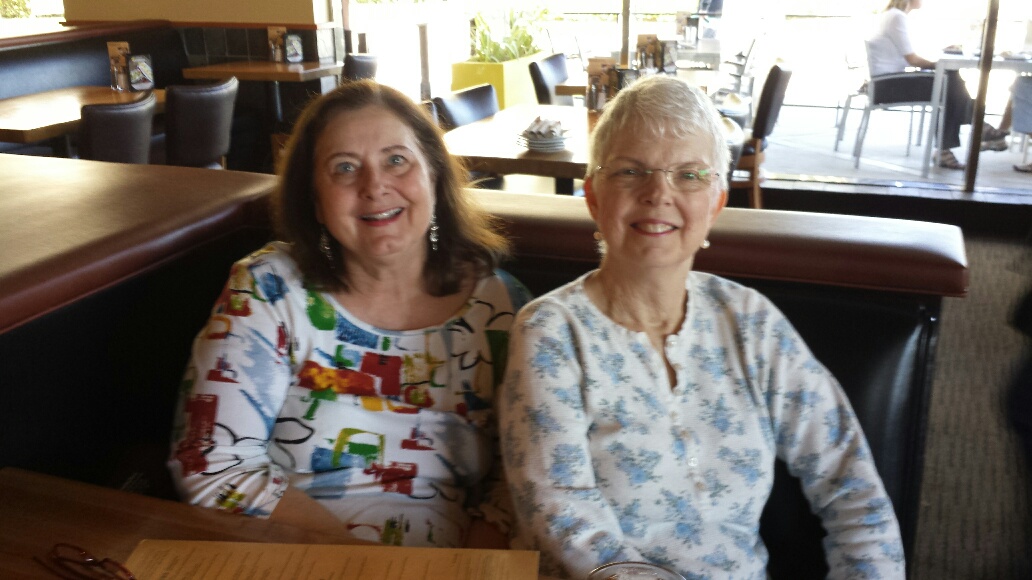 Photo of Elizabeth Wallace and Deborah Diane in restaurant Photo of Elizabeth Wallace and Deborah Diane in restaurant