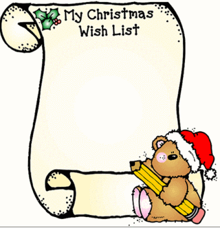 My Christmas Wishlist are...