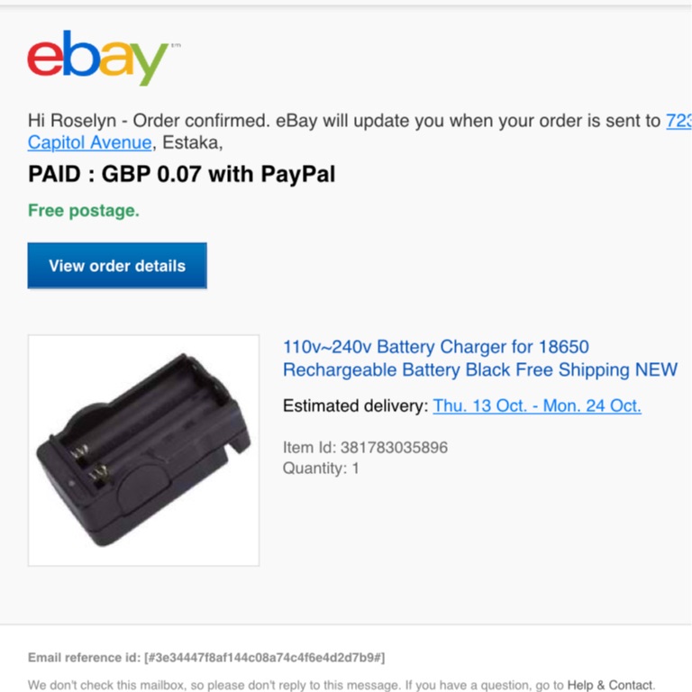 Photo is a screenshot of an eBay page Photo is a screenshot of an eBay page