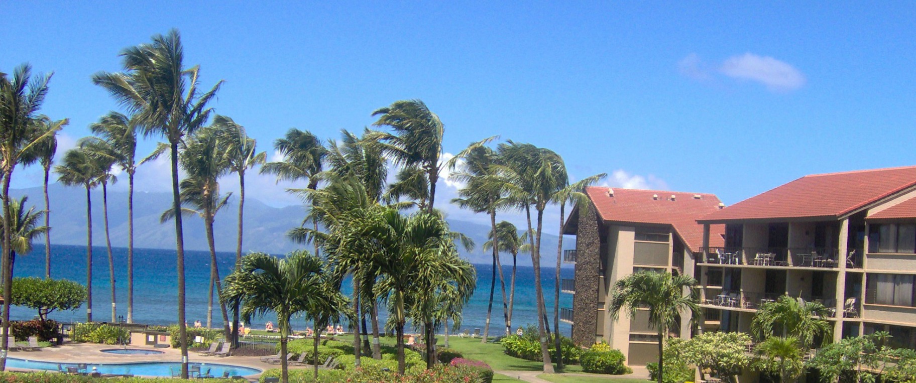 © Marsha Musselman 2016. View of condo when visiting Maui in 2005.