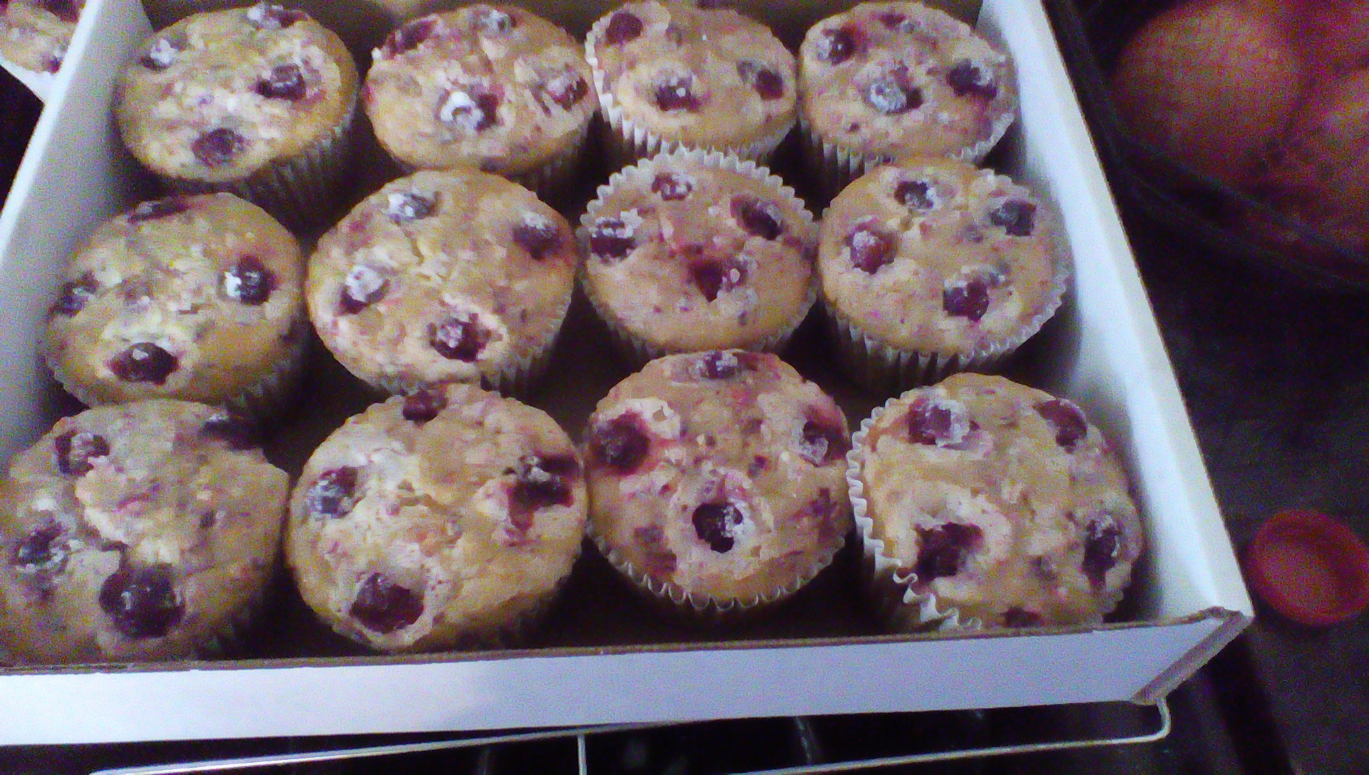 Homemade Cranberry Muffins
