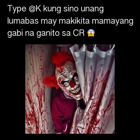 Murderous clown.. are you ready? -taken from Facebook, credits to the owner Murderous clown.. are you ready? -taken from Facebook, credits to the owner