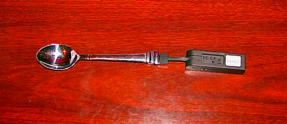 ElectronicSpoon invented by Gus Kilthau ElectronicSpoon invented by Gus Kilthau