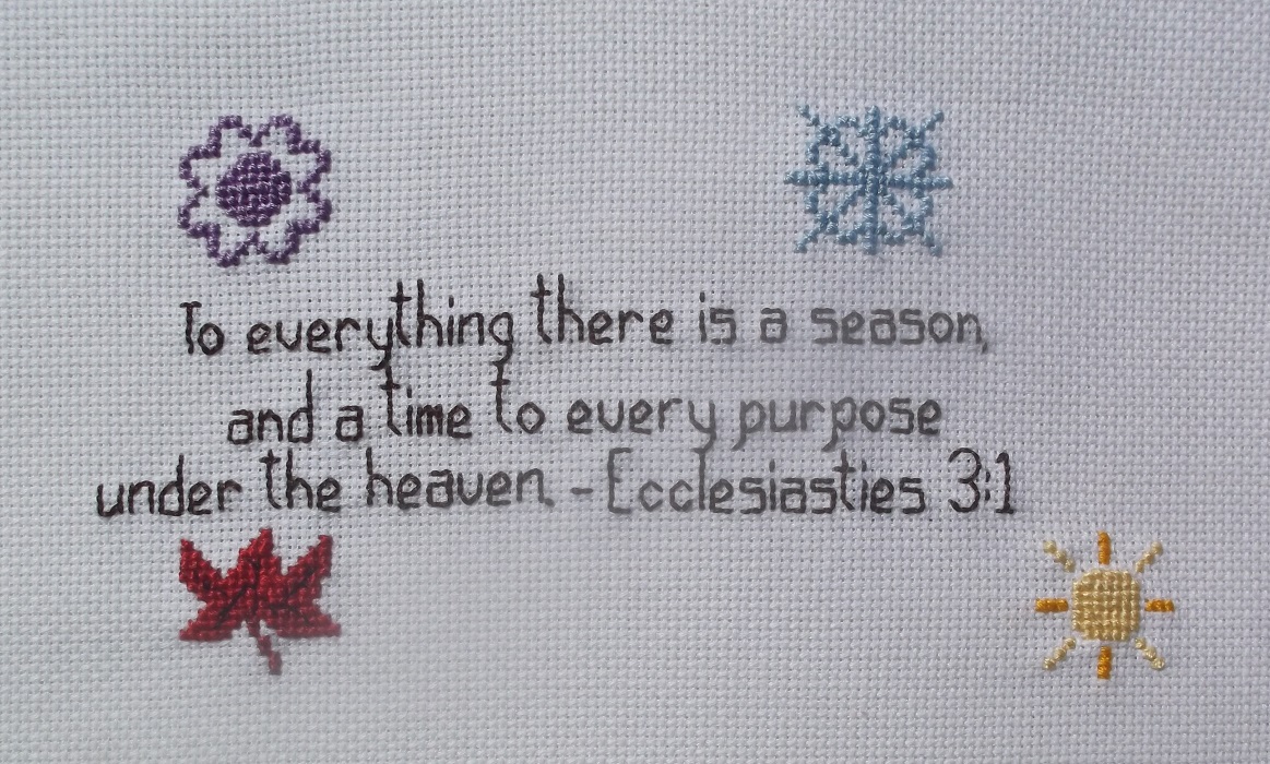 Photo I took of one of my cross stitches. Photo I took of one of my cross stitches.