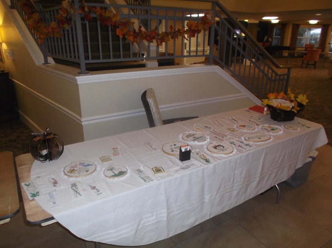 Photo I took today of my table at the craft show Photo I took today of my table at the craft show