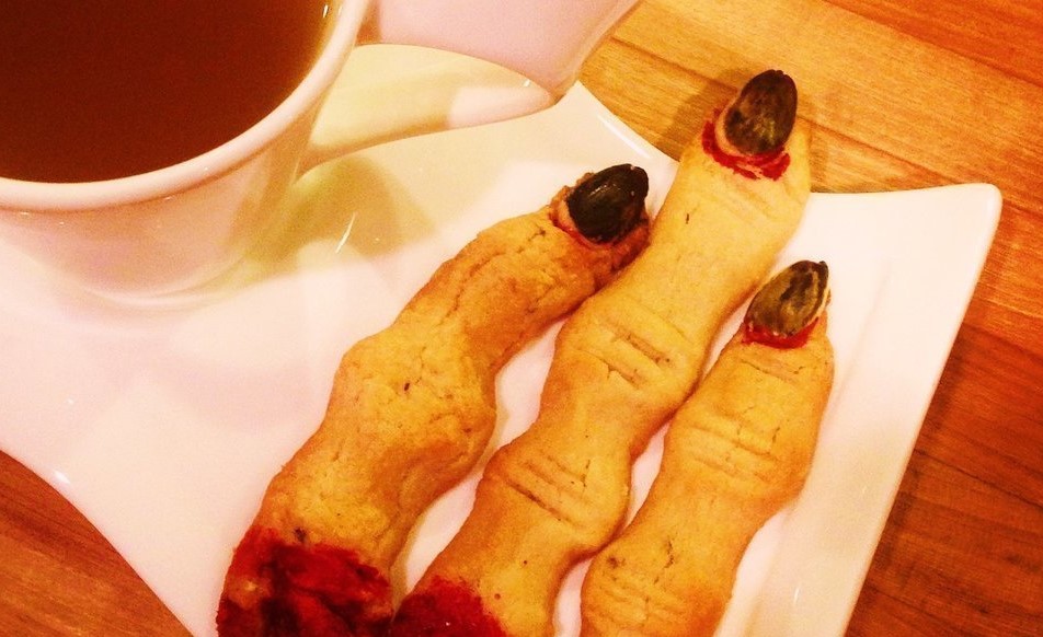 Edible fingers made by my friend.