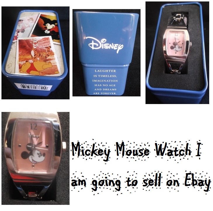 Mickey Mouse watch that I hope to sell on eBay