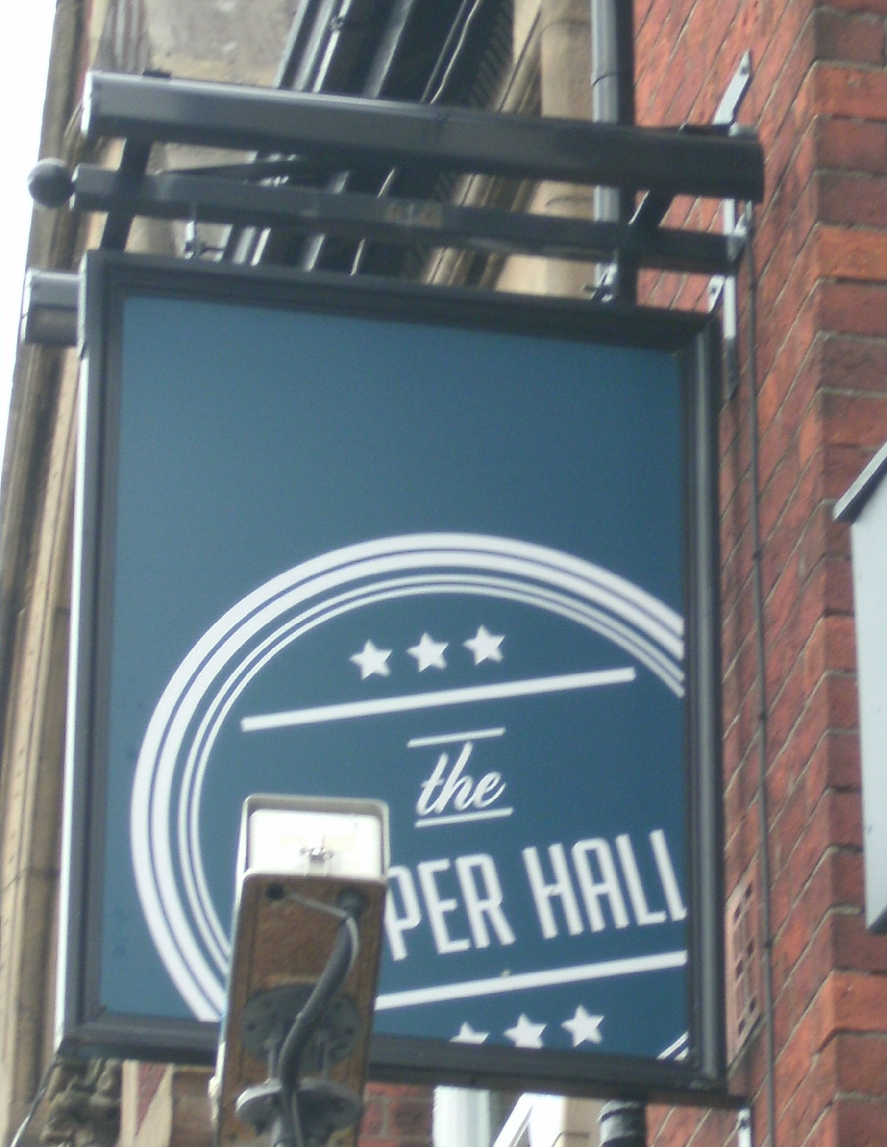 Photo taken by me – The Roper Hall pub sign Photo taken by me – The Roper Hall pub sign