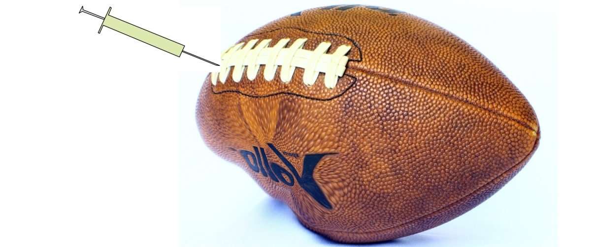 Football & syringe from Pixabay.com, Composite by Gus Kilthau Football & syringe from Pixabay.com, Composite by Gus Kilthau