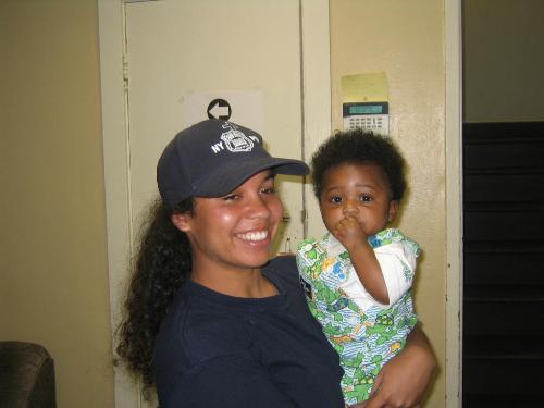 SHEENA and JAI (looks just like a baby me) - Right after Katrina,new born JAI and SHEENA at the shelter (a church) that helped me a great deal.It was a difficult time for everyone,but,one of the few times that I was genuinely happy during that episode.