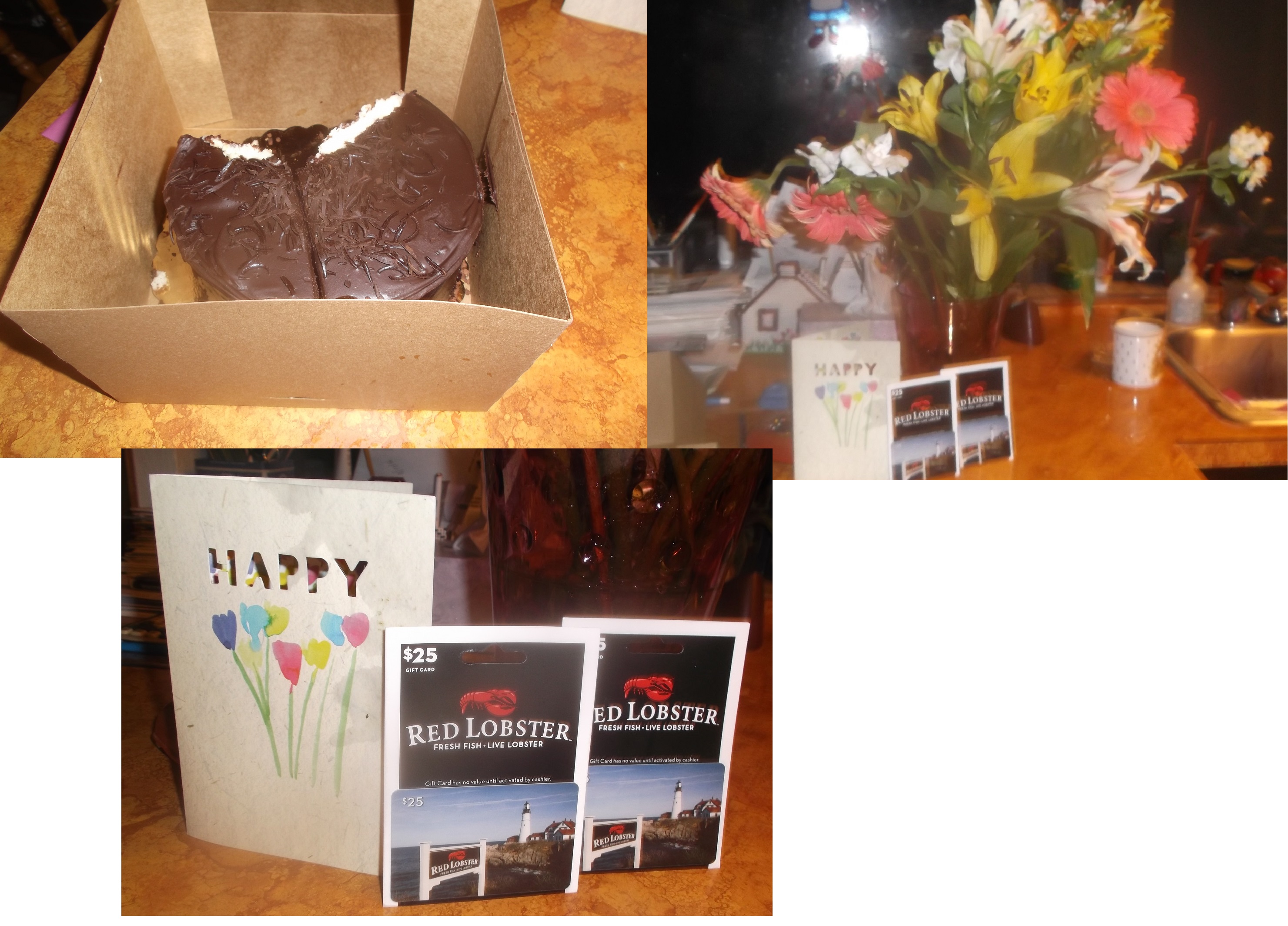 Collage I made of my birthday gifts with Microsoft Paint Collage I made of my birthday gifts with Microsoft Paint
