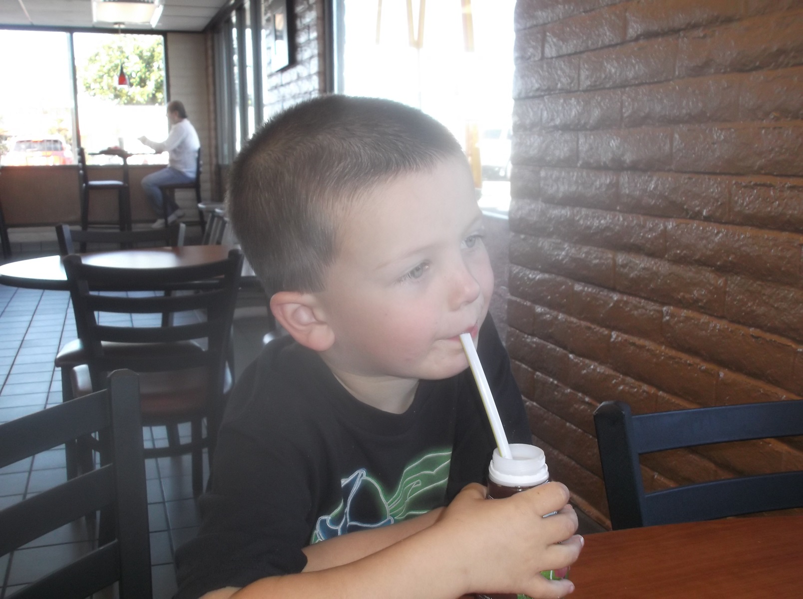 Photo I took of my nephew Frankie at McDonald's Photo I took of my nephew Frankie at McDonald's