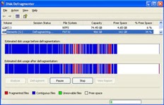 disk defragmenter disk defragmenter