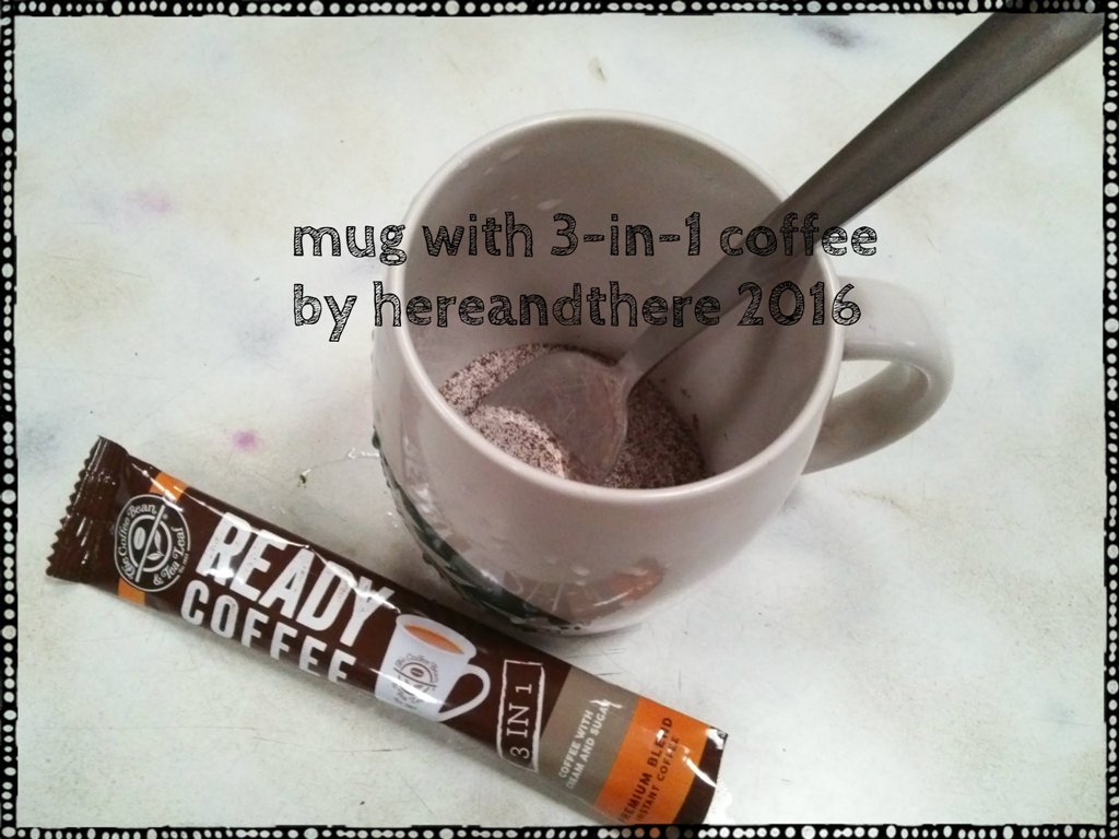 Mug with 3-in-1 Coffee by HereandThere 2016 Mug with 3-in-1 Coffee by HereandThere 2016