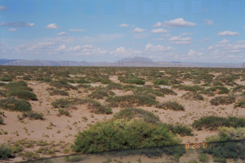 A desert view from way back when, taken from Loop 375 near Ft Bliss.