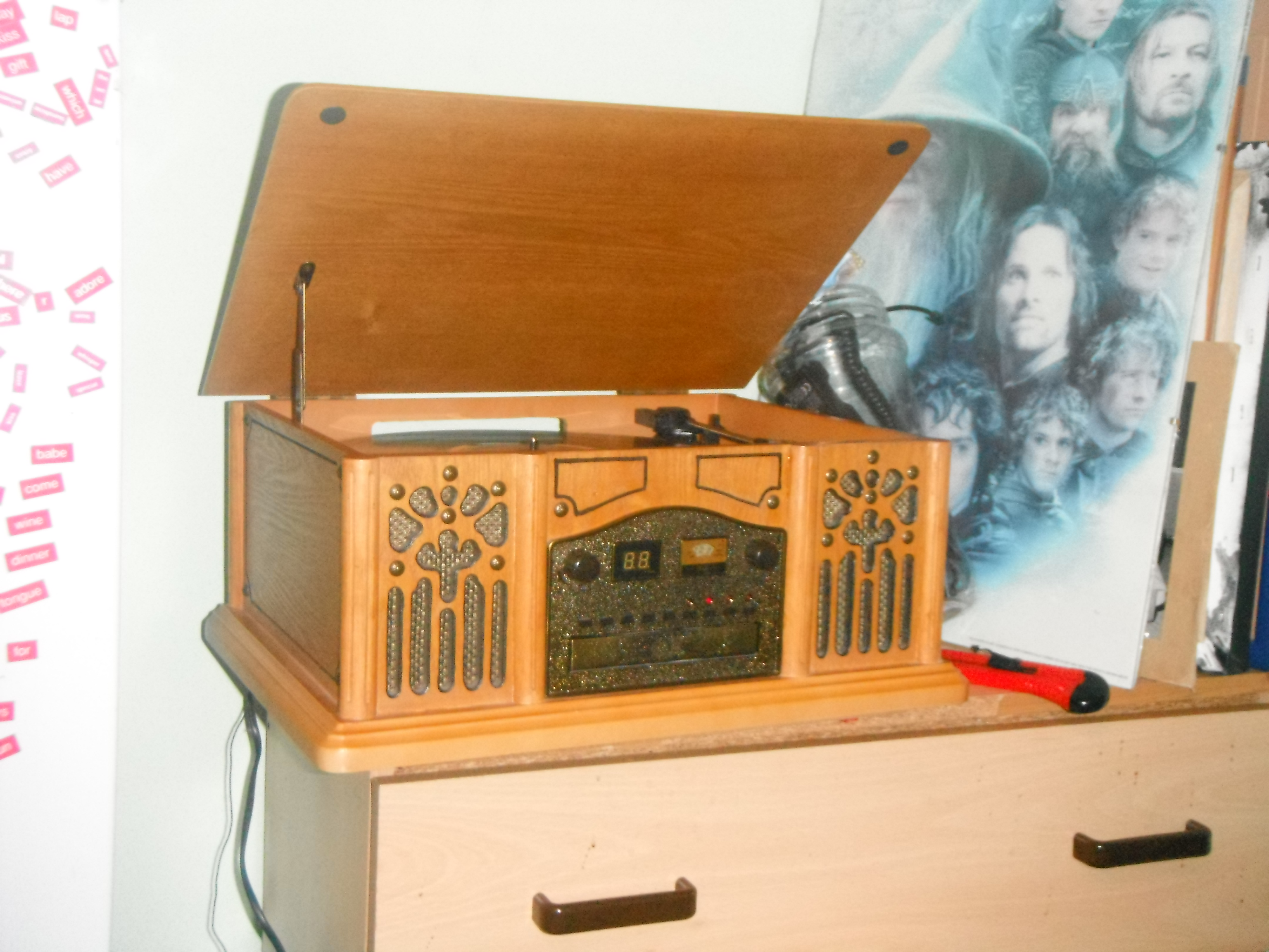 Photo taken by me – my record player 